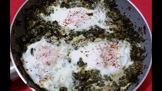 Ispanaklı Yumurta Tarifi, Nasıl Yapılır? (Yumurtalı Ispanak Tarifi )