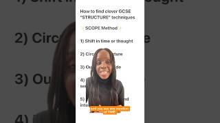 How to Find a "Structure" Technique in 30 SECONDS (GCSE Language Paper 1, Question 3)