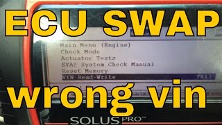 How to program VIN after ECU swap.
