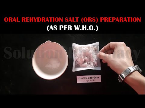 How to Prepare ORS (Oral Rehydration Salt) As Per WHO Formula For Pharmacy Practical (ENGLISH)