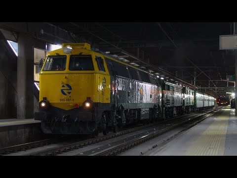 333.107 + 2150 + 1603 + Tren del PTG Tours saliendo de Chamartin #PTGTOURS #Alsa #AAFM