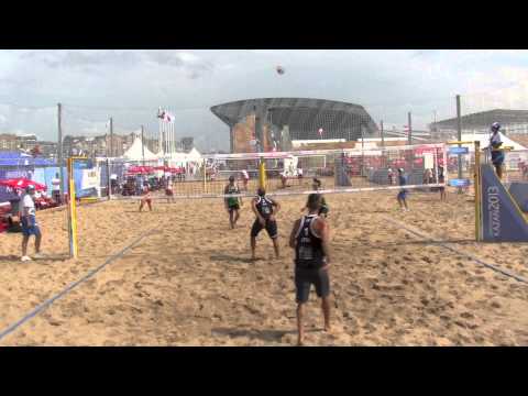 Beach Voleyball Cecchini - Morichelli vs Kadziola - Szalankiewicz Universiade Kazan 2013