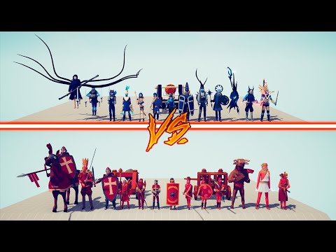 MEDIEVAL + ANCIENT vs EVIL + SPOOKY - Totally Accurate Battle Simulator | TABS