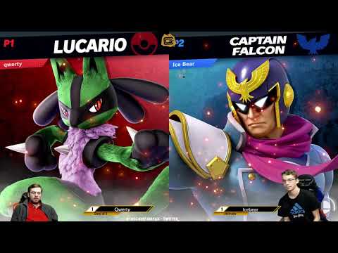 Qwerty (Lucario) vs Icebear (C. Falcon) - Ultimate at The Cave #52 - Winners