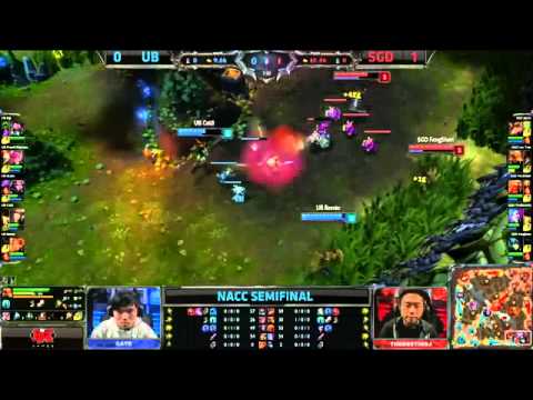 Sergio's Dream vs UBEAST   Game 2 semifinals NACC 2014   SGD vs UB G2 MUST SEE