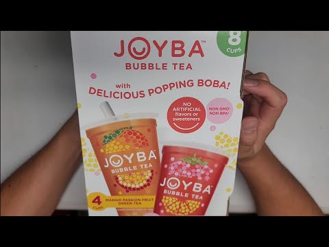 Costco Item Review Joyba Bubble Tea with "Delicious" Popping Boba! Taste Test