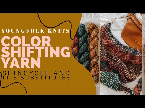 YoungFolk Knits Podcast: Spincycle Yarn Pros and Cons & Great Yarn Substitutes | Nightshift Shawl