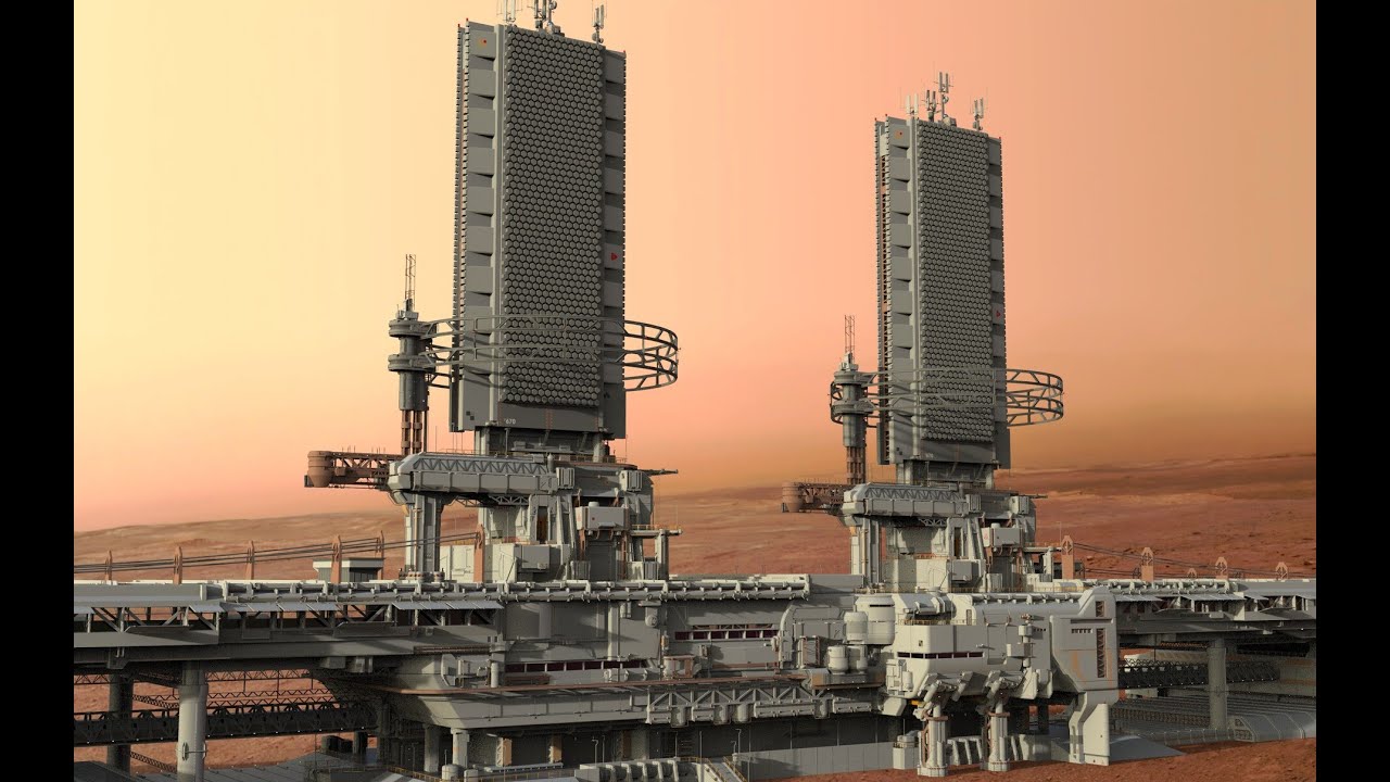 Система предупреждения о ракетном нападении 3D Модель