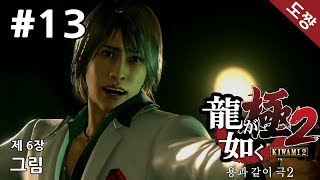 용과같이 극2] #6장 그림[타오르는 남자 키류 카즈마][도쨩]