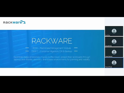 Webinar - Migration, Disaster Recovery and Backup made easy using RackWare RMM
