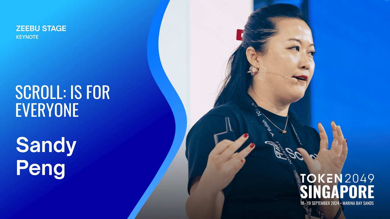 Sandy Peng - Scroll: Is for Everyone - TOKEN2049 Singapore 2024