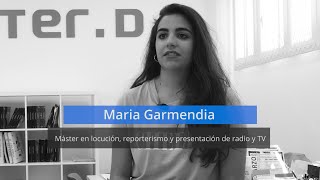 María estudia el Máster profesional en locución en MasterD Zaragoza María estudia el Máster profesional en locución en MasterD Zaragoza