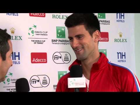 Novak Djokovic talks training