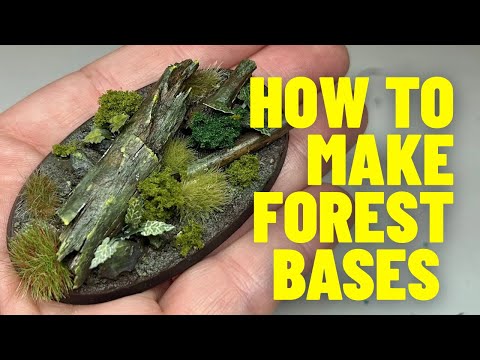 How to make forest bases | warhammer