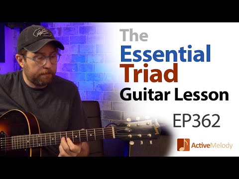 The Essential (Must-Know) Triad Guitar Lesson - Using only the top 3 strings - EP362