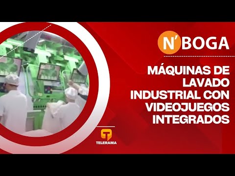 Máquinas de lavado industrial con videojuegos integrados