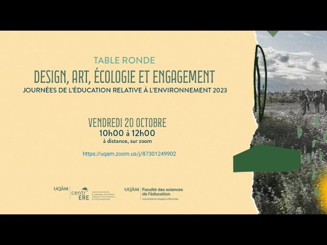 Table ronde: «Design, art, écologie et engagement»