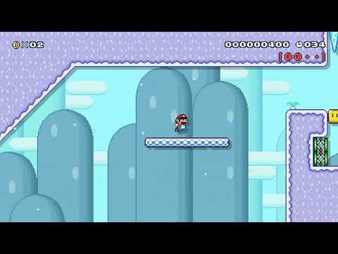 冬やすみだぁぁ★冬休みスピードラン (Good Night in Winter★Winter Break Speed Run) by Suboe 🍄Super Mario Maker 2 #bva
