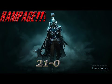 Phantom Assassin-Zero deaths/21 Kills/Rampage(Dota 2 Gameplay/Demo Replay)