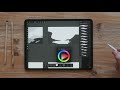 Using Atmospheric Perspective for concept paintings in Affinity Photo for iPad with Paolo Limoncelli
