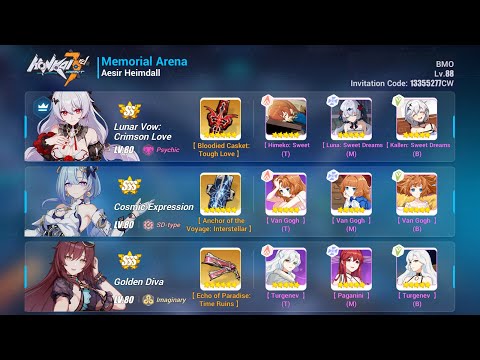 [HI3 SEA] Exalted MA - Heimdall (SSS) 39933 - LV(SS0), GD, CE