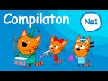 La Famille Chat | Compilation des épisodes 1-10  | Dessins animés pour enfants