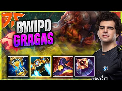 BWIPO IS SO CLEAN WITH GRAGAS! - FNC Bwipo Plays Gragas JUNGLE vs Lee Sin! | Patch 11.15