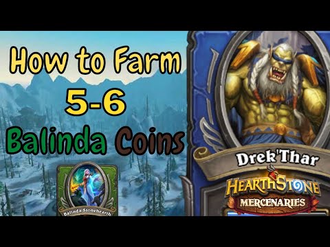 How to Farm Balinda Coins GUIDE (Drek'Thar 5-6) - Hearthstone Mercenaries