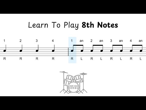 Lesson 7: Eighth Notes | 50 Drum Lessons For Beginners