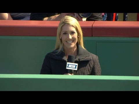 Red Sox's Mookie Betts Pops Champagne Cork Right Into NESN Reporter's Pretty Face