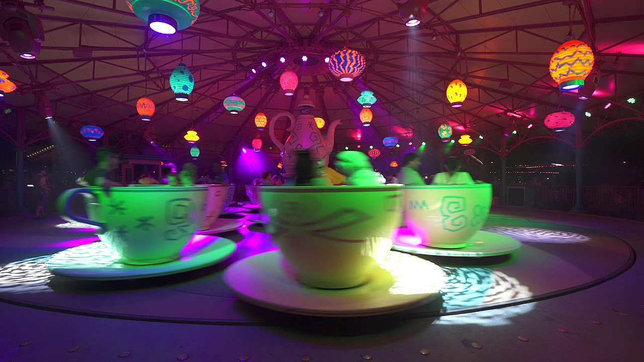 Mad Tea party with Halloween Party Lighting