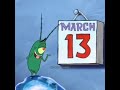 It should say March 14