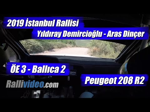 INCAR // 2019 İstanbul Rallisi / Yıldıray Demircioğlu - Aras Dinçer / ÖE 3 Ballıca 2 / Peugeot 208R2