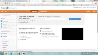 Setup A/B Testing with Google Analytics Experiments