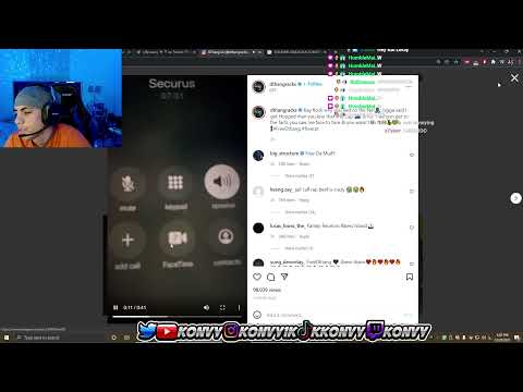 Konvy Reacts To DThang Jail call freestyle