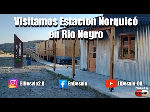 Estacion Ñorquincó en Rio Negro  La Trochita