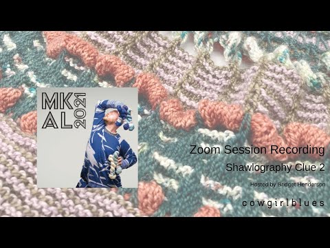 Shawlography Clue 2 Zoom discussion