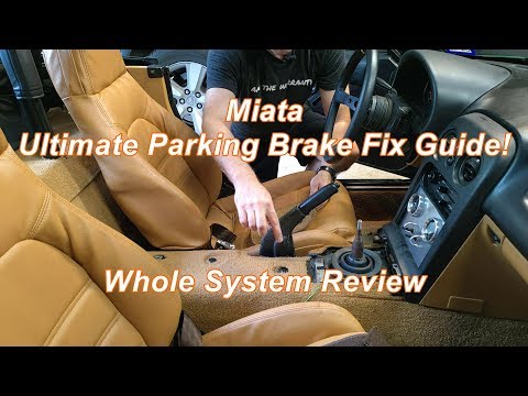Ultimate Miata E-Brake/Parking Brake Adjustment Guide!