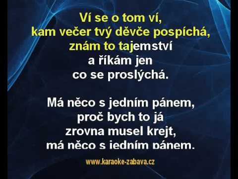 Má něco s jedním pánem - Václav Neckář Karaoke tip
