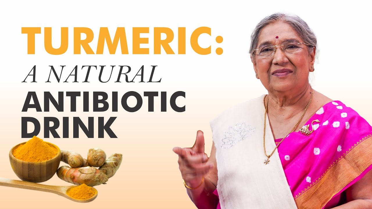 The BEST Natural Antibiotic Drink (Home Remedy Formula) |  100% natural | TURMERIC Benefits