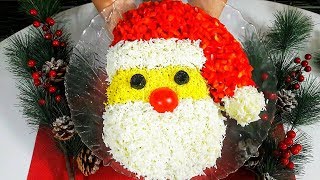 Новый СУПЕР Салат на Праздничный НОВОГОДНИЙ Стол "Дед Мороз"/ Меню на Новый Год 2022 Christmas Salad