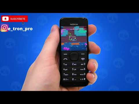 Jugando Brawl Stars en un movil Nokia