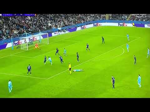 Bernardo Silva scores City 4 - Real madrid -2,  Champions league semi final