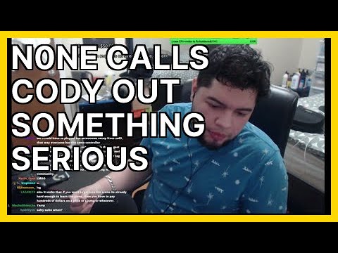 n0ne calls Cody out something serious (n0ne) | Smash Melee Highlights