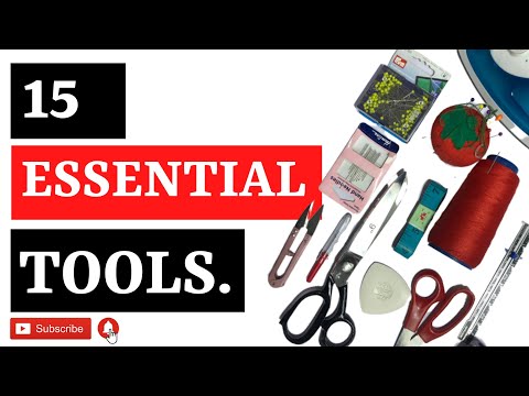 TOOLS YOU NEED TO START SEWING | BASIC SEWING TOOLS FOR BEGINNERS