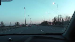 Юго Запад города и Урок Вождения за городом.