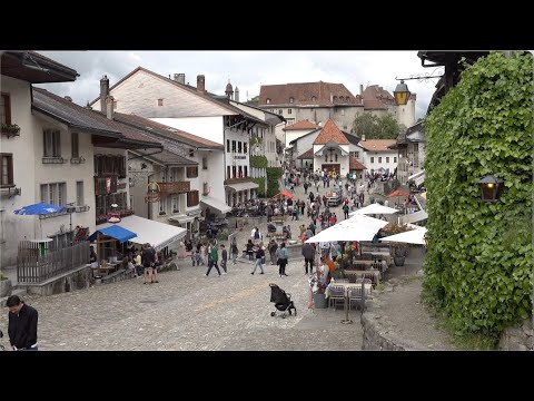 Visite Touristique de Gruyères  (Suisse - Schweiz - Svizzera - Svizra - Swiss)