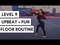 Upbeat + Fun Gymnastics Floor Routine | Taylor Krippner