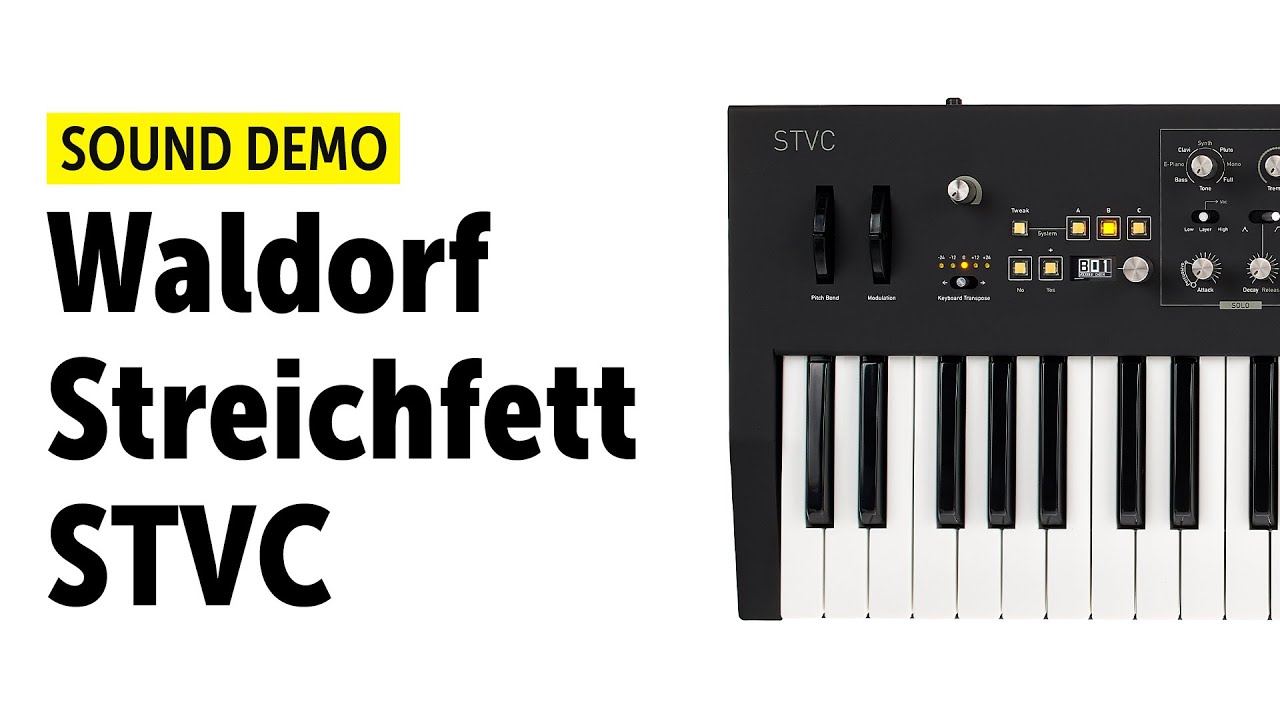 Waldorf Streichfett STVC Sound Demo (no talking) - YouTube