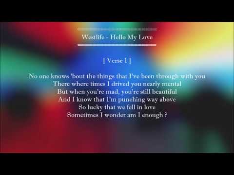 Hello my love new single song of westlife with lyrics